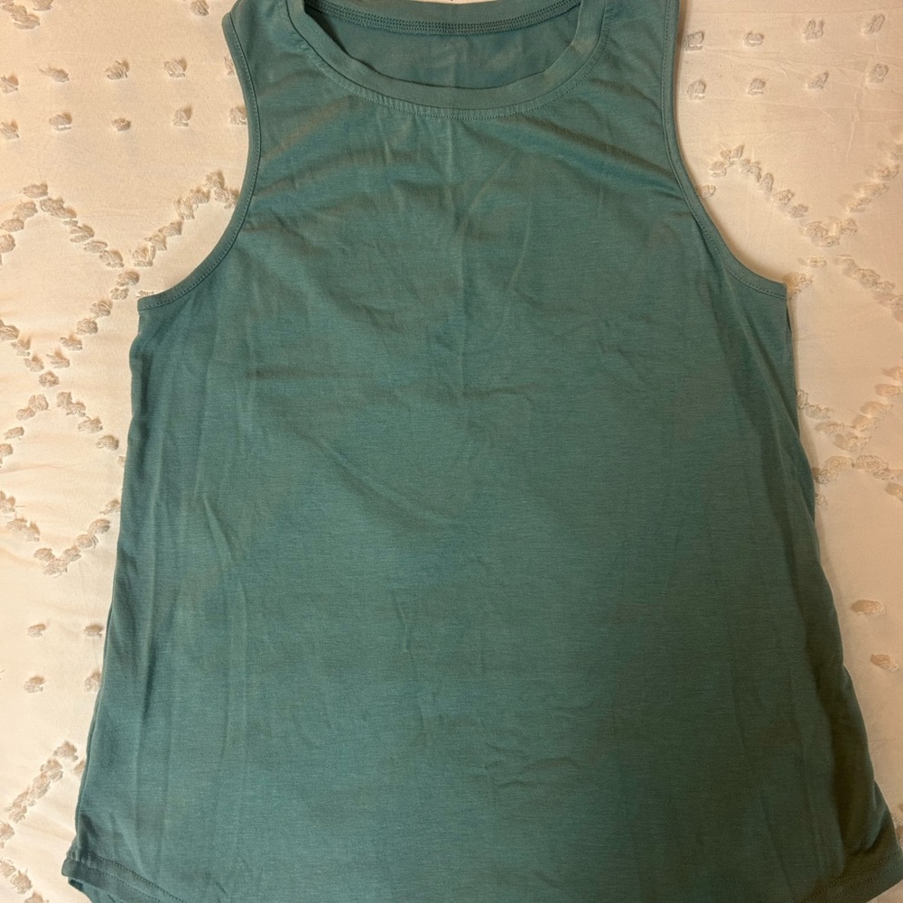 Teal Sleeveless Tank Top